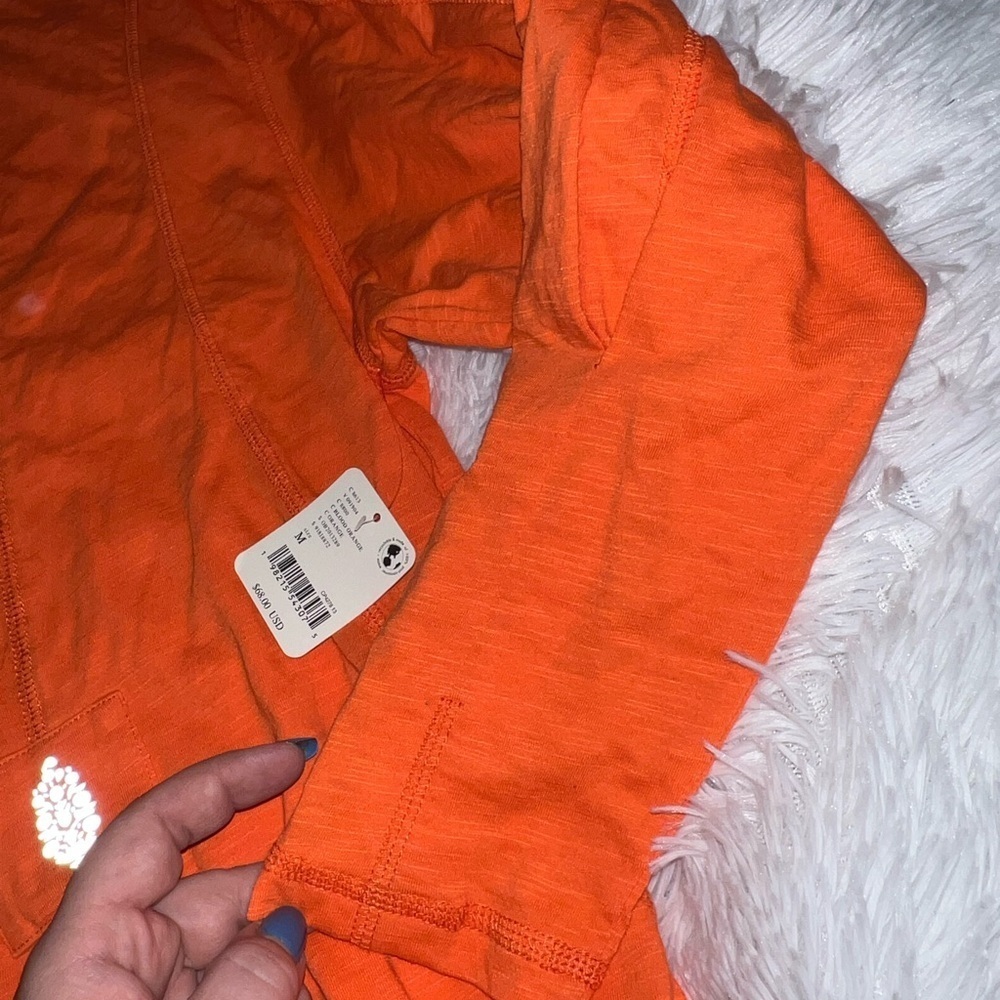 FP Movement by Free People oversized Orange Long Sleeve Tee - Picture 5 of 6